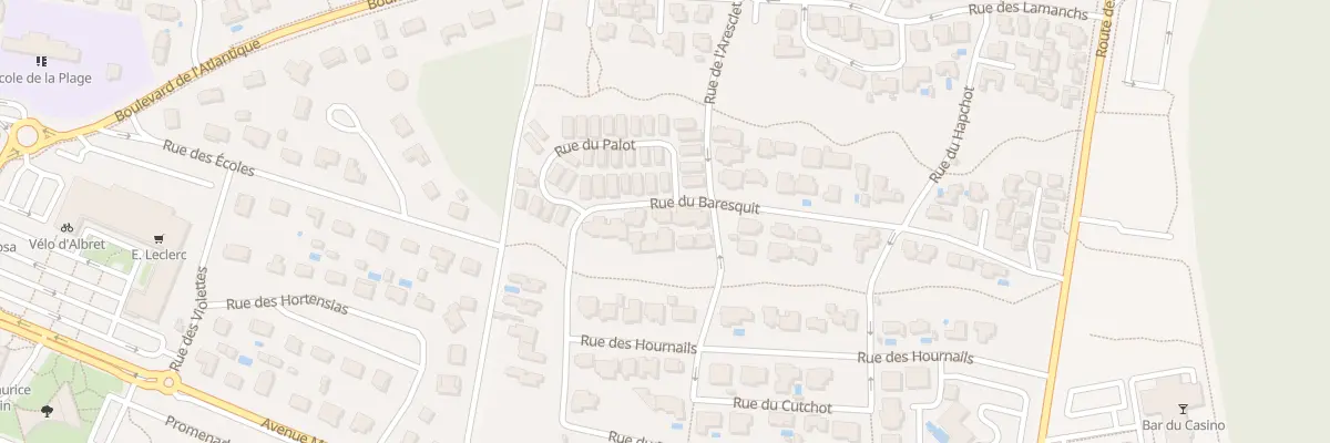 Plan du 24 Rue Baresquit à Mimizan