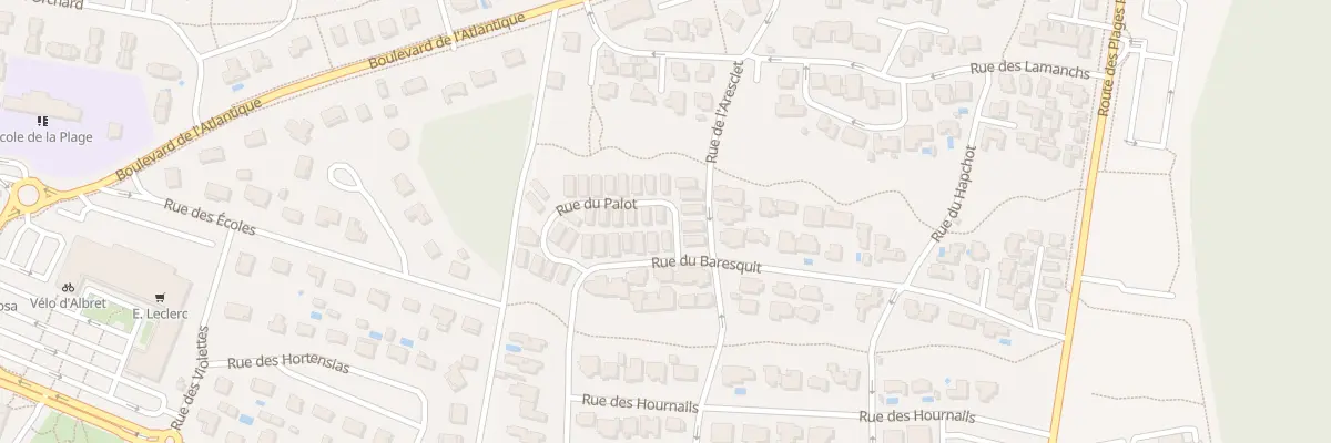 Plan du 174 Rue du Palot à Mimizan