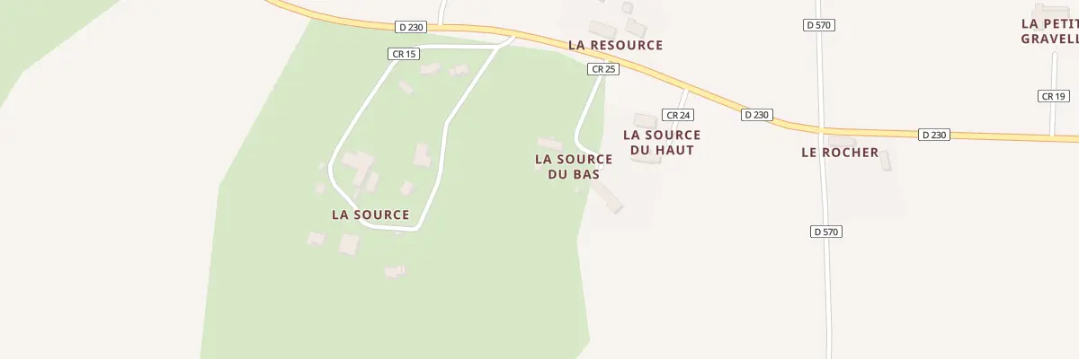 Plan du 5081 La Ressource à Montjoie-Saint-Martin