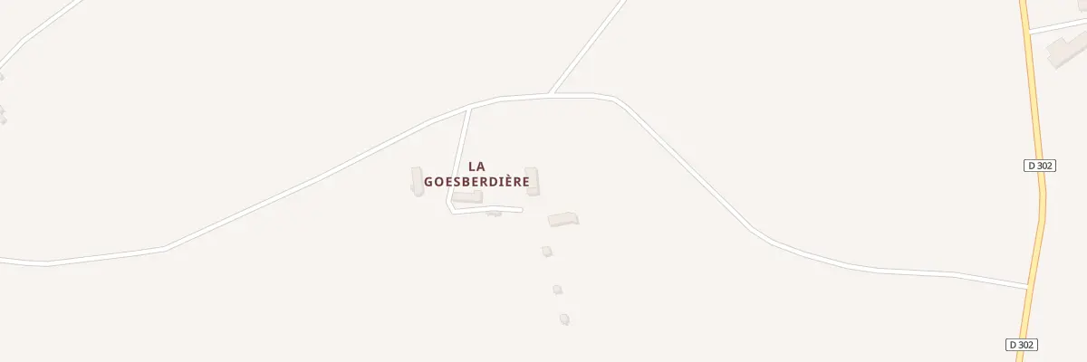 Plan du 5 La Goesberdiere au Lorey