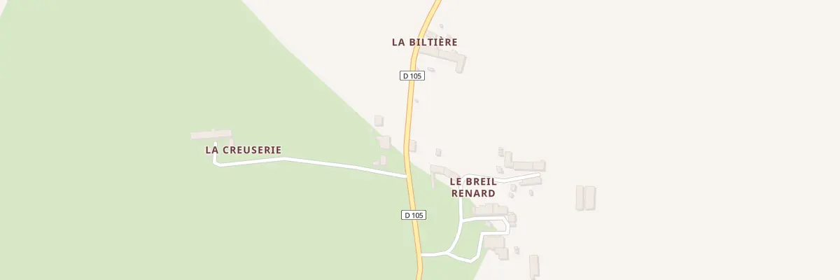 Plan du 5454 Le Breil Renard à Saint-Germain-en-Coglès