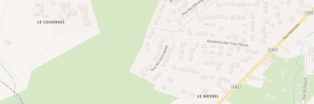Plan du 6 Rue des Hirondelles à Romagné