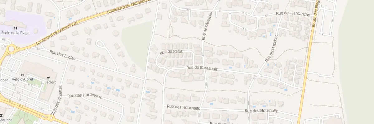 Plan du 21 Rue Baresquit à Mimizan