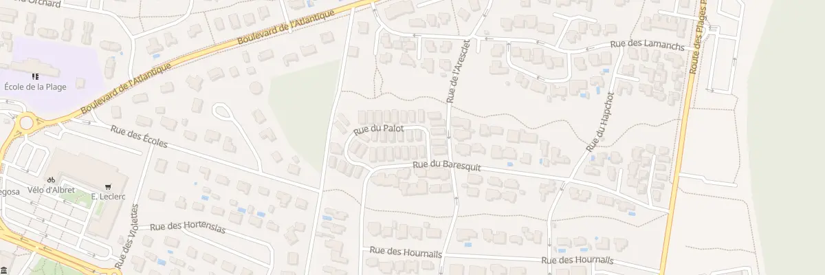 Plan du 142 Rue du Palot à Mimizan