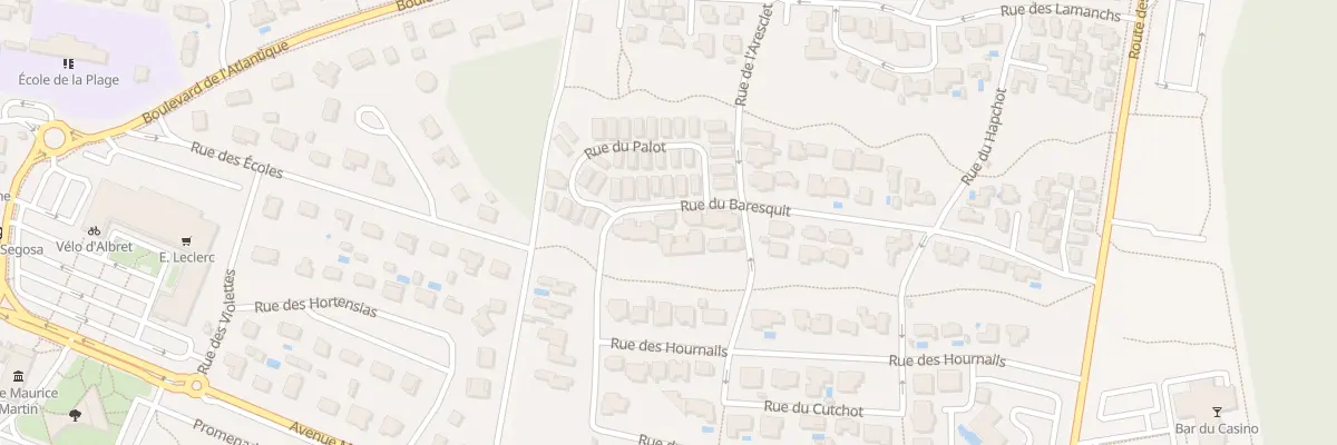 Plan du 14 Rue Baresquit à Mimizan