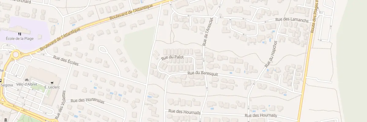 Plan du 132 Rue du Palot à Mimizan