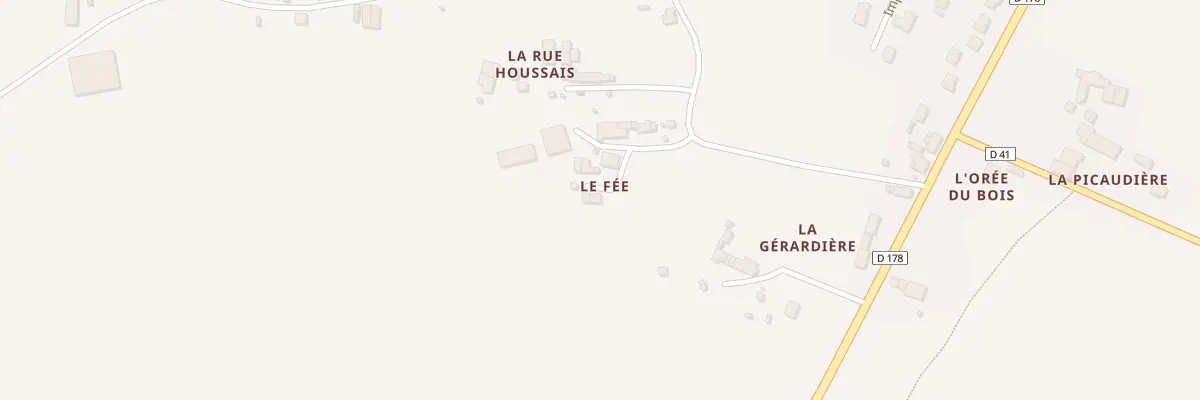 Plan du 5024 Le Fée à Forges-la-Forêt