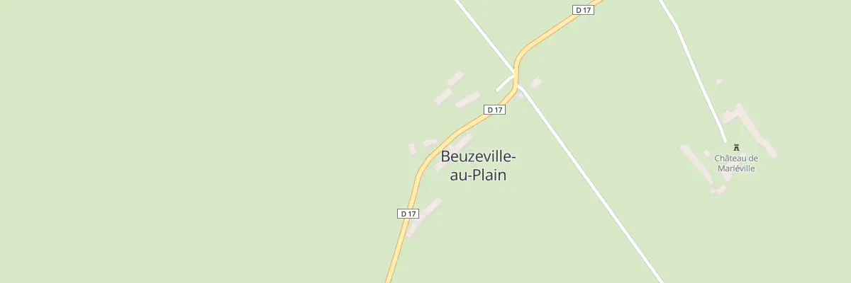 Plan du 5013 L’Eglise - Beuzeville Pl à Sainte-Mère-Église