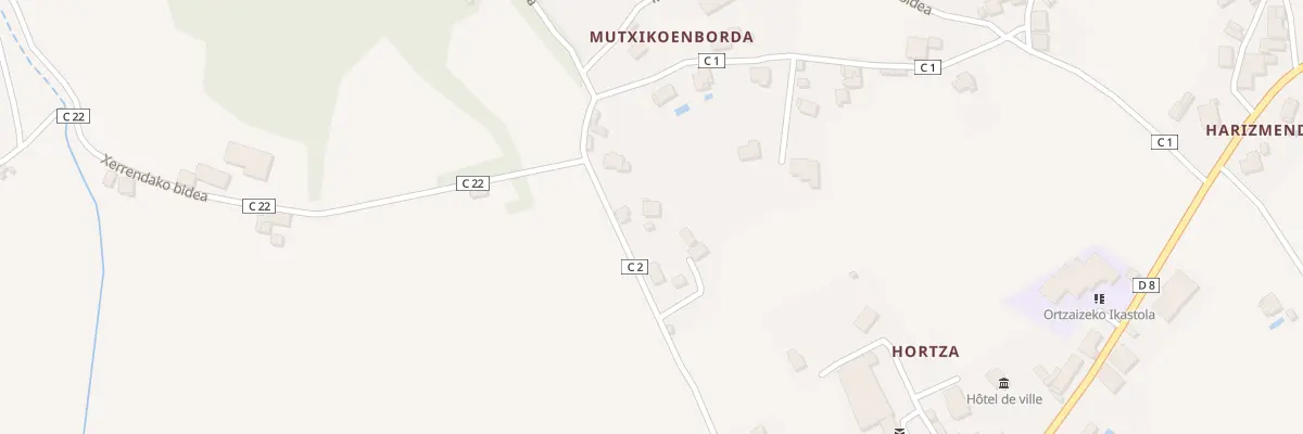 Plan du 5293 Horca à Ossès