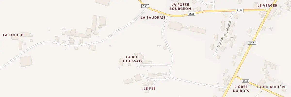 Plan du 5029 La Rue Houssais à Forges-la-Forêt