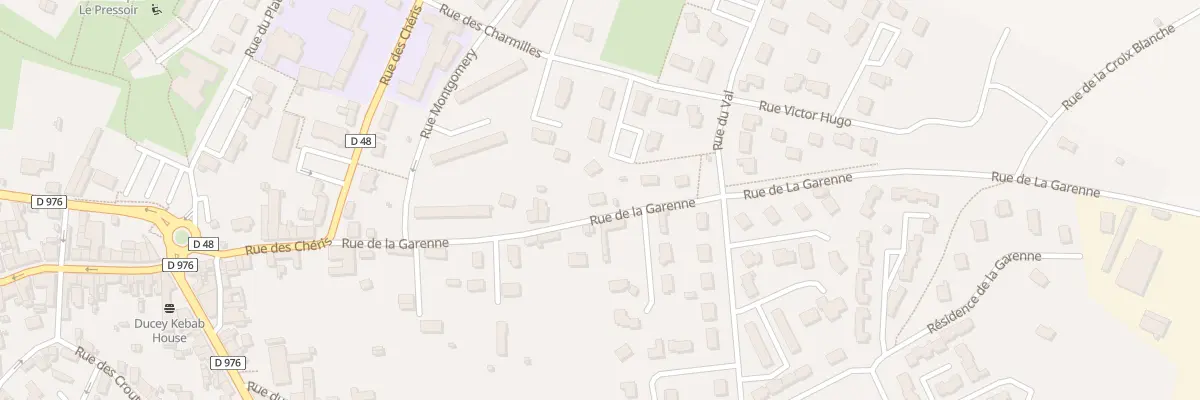 Plan du 25 Rte de la Garenne Ducey à Ducey-Les Chéris