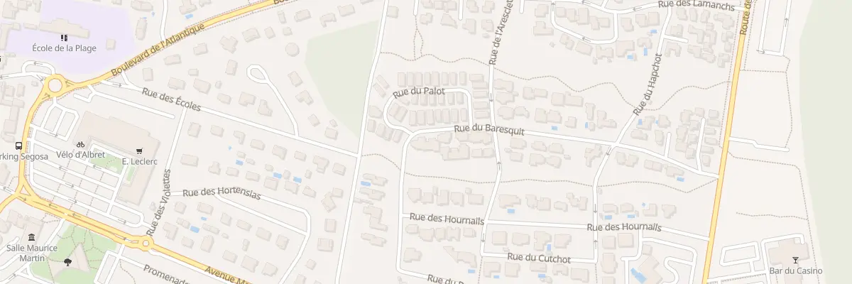 Plan du 8 Rue Baresquit à Mimizan