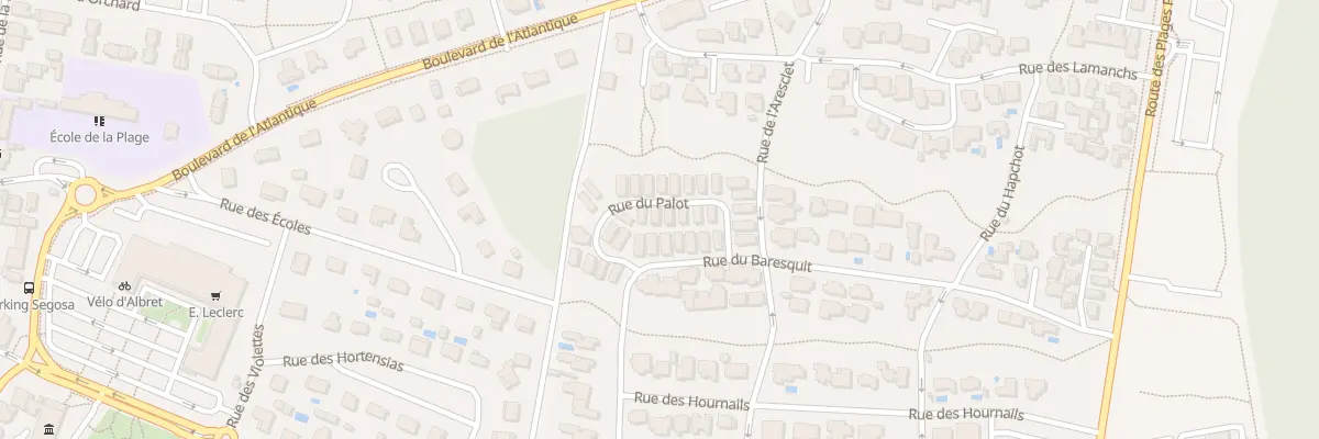 Plan du 110 Rue du Palot à Mimizan