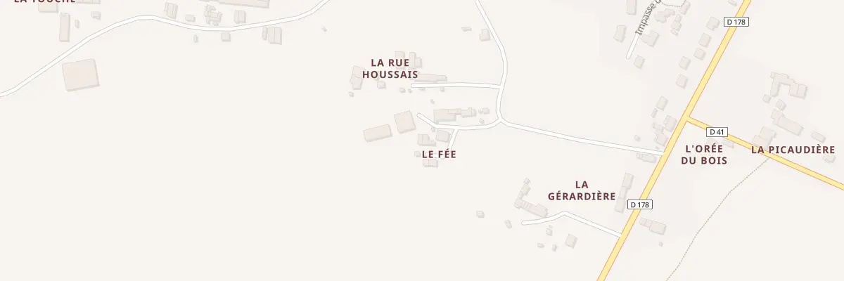 Plan du 5026 Le Fée à Forges-la-Forêt
