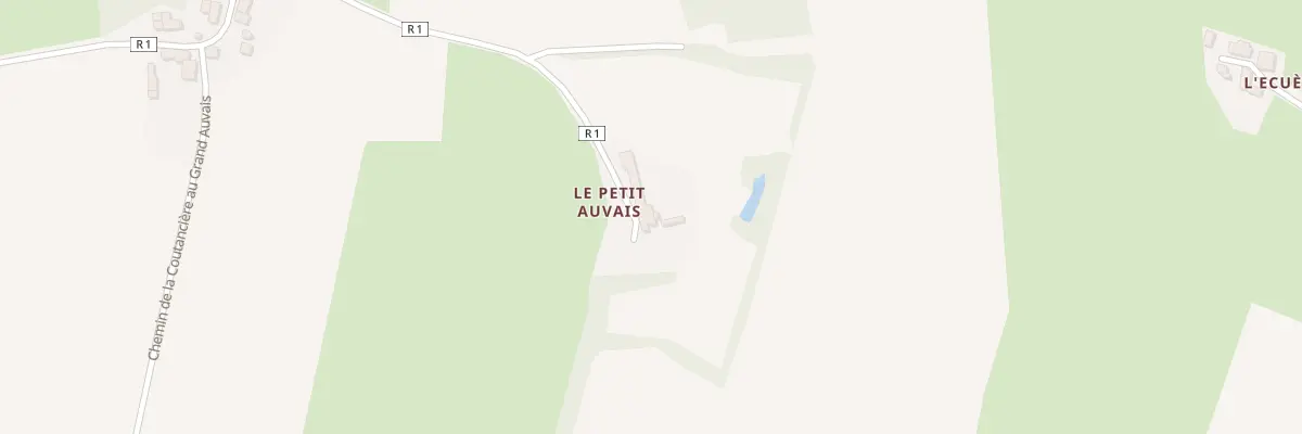Plan du 1 Le Petit Auvais à Grand-Auverné