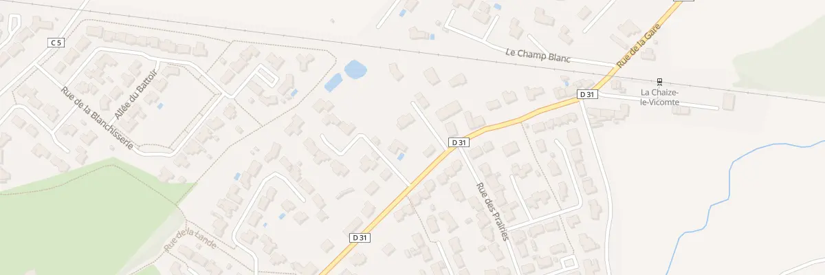 Plan du 51B Rue de la gare à La Chaize-le-Vicomte