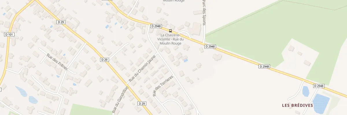 Plan du 1B Rue de guimbureau à La Chaize-le-Vicomte