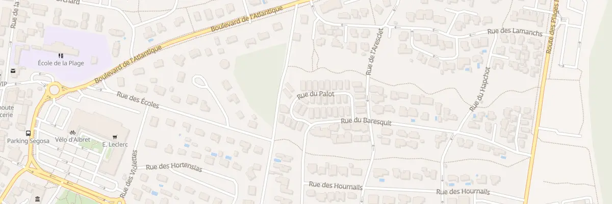 Plan du 90 Rue du Palot à Mimizan