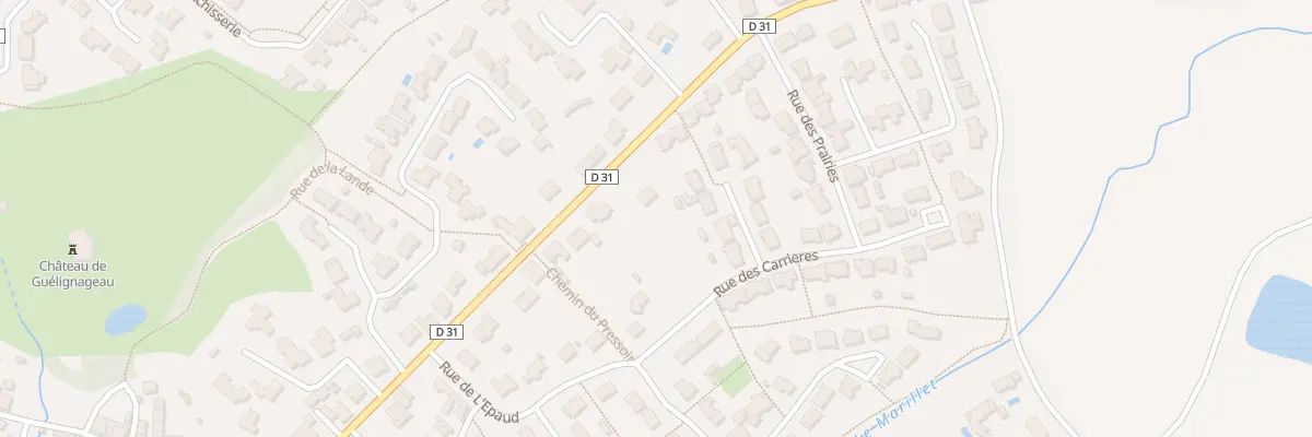 Plan du 34 Rue de la gare à La Chaize-le-Vicomte