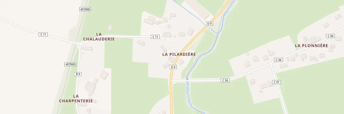 Plan du 30 La Pillardiere à Teillé