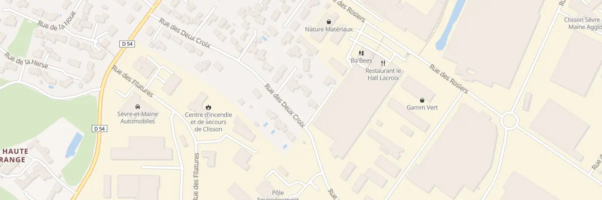 Plan du 21 Rue des Deux Croix à Clisson