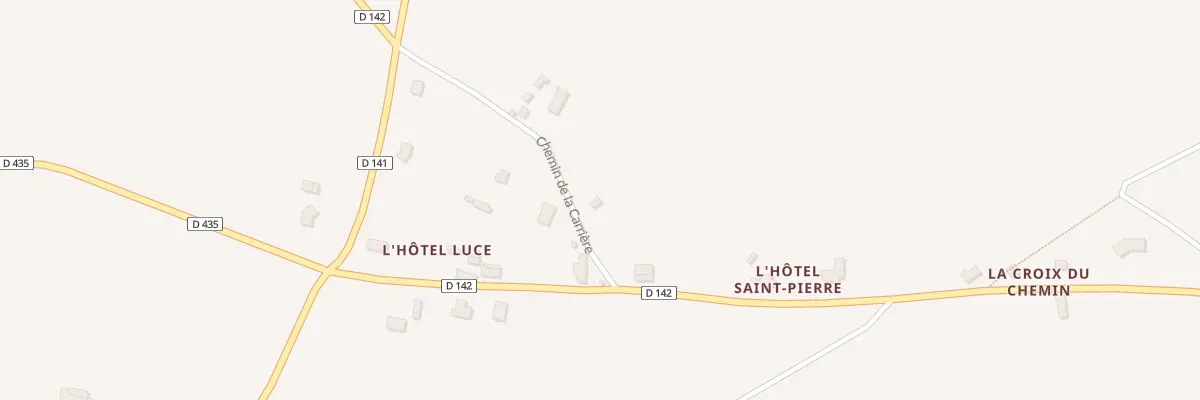 Plan du 9001 L’Hotel Luce à Hauteville-la-Guichard