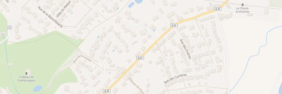Plan du 43 Rue de la gare à La Chaize-le-Vicomte