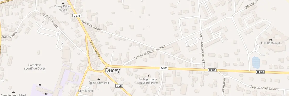 Plan du 5 Rue de la Communaute Ducey à Ducey-Les Chéris