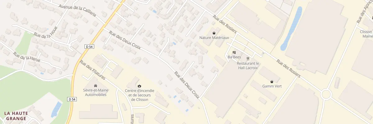 Plan du 17 Rue des Deux Croix à Clisson