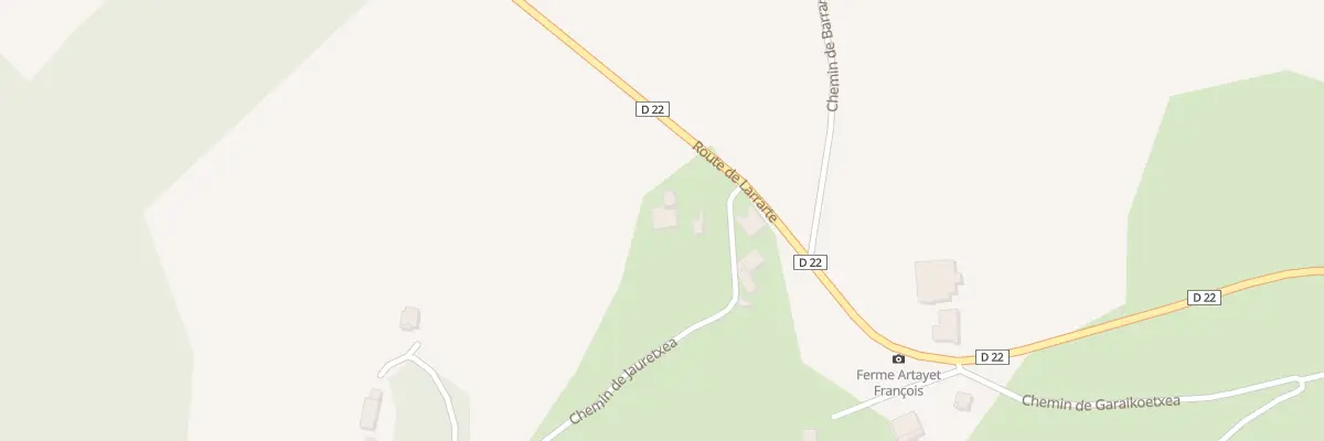 Plan du 676 Rte de Bonloc à Hasparren