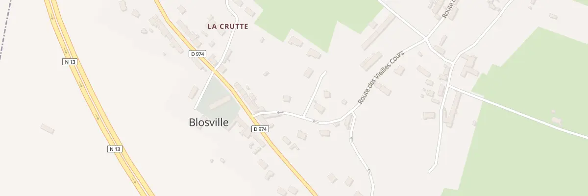 Plan du 1 Rte des Vieilles Cours à Blosville