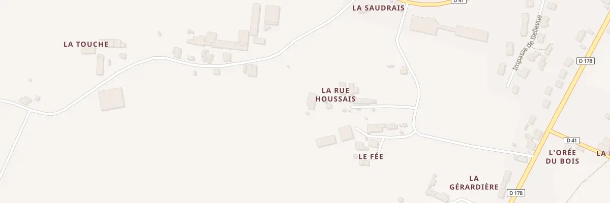 Plan du 5028 La Rue Houssais à Eancé