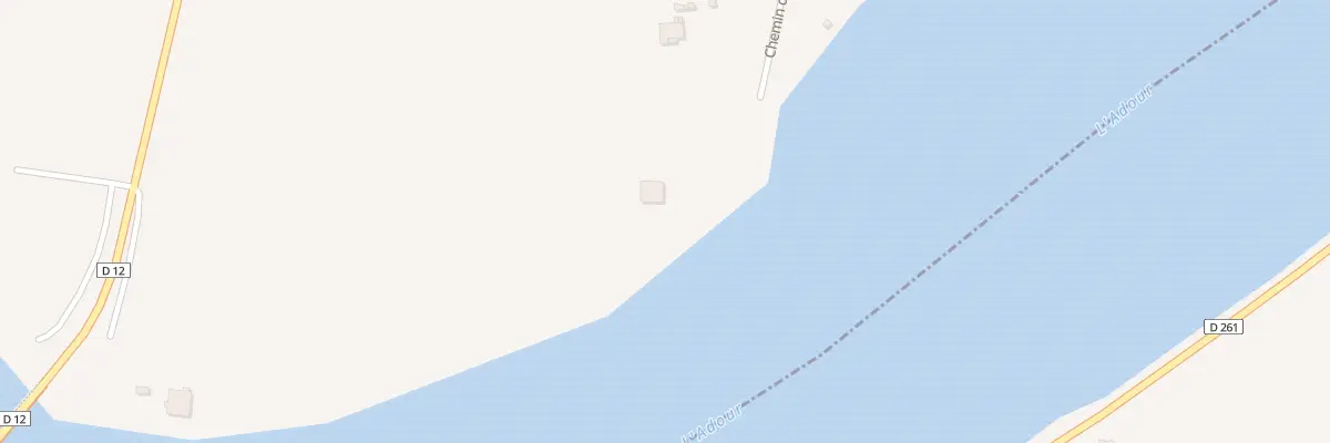 Plan du 256 Che du Port à Saint-Laurent-de-Gosse