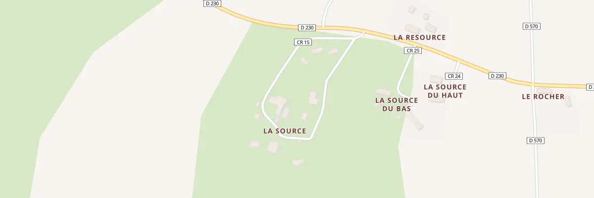 Plan du 5076 La Ressource à Montjoie-Saint-Martin