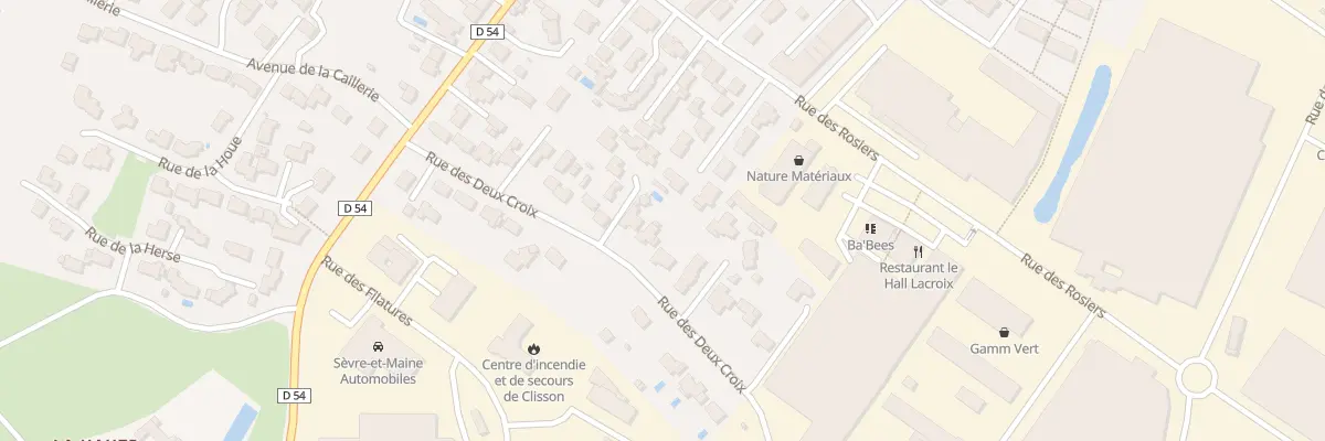 Plan du 13 Rue des Deux Croix à Clisson