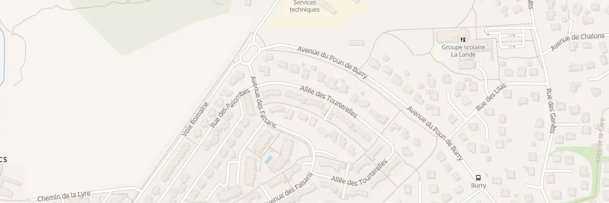 Plan du 1 All des Tourterelles à Saint-Vincent-de-Tyrosse