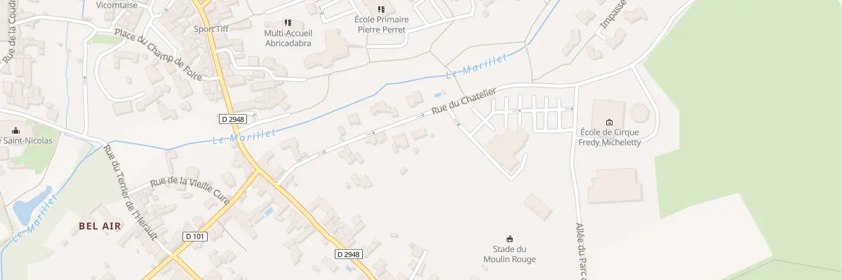 Plan du 8 Rue du châtelier à La Chaize-le-Vicomte