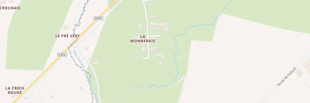 Plan du 5B La Monnerais à Romagné