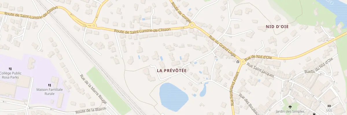 Plan du 18 Rue Constant Pallard à Clisson