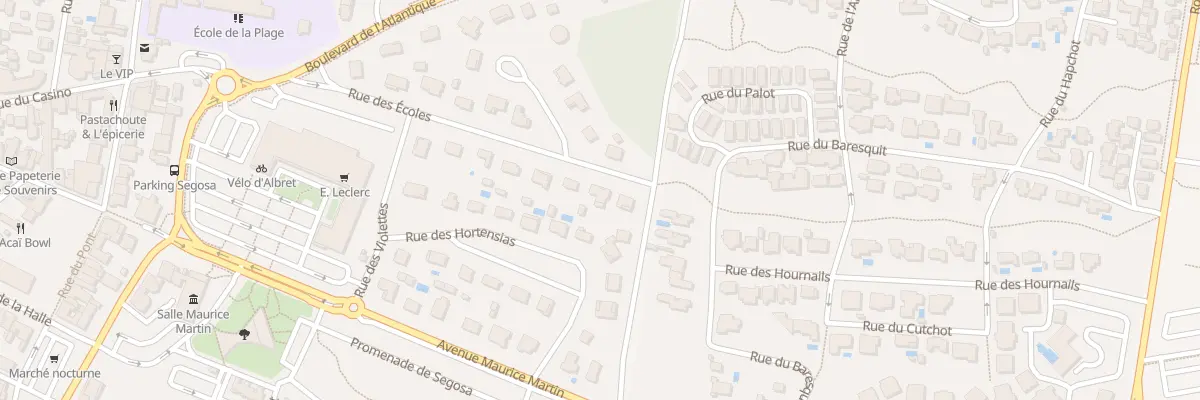Plan du 16 Rue des Écoles à Mimizan