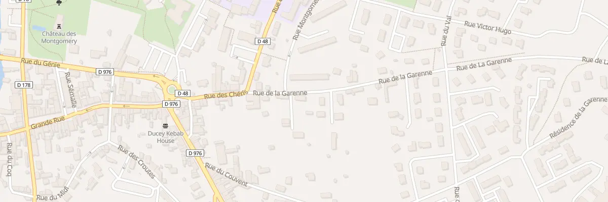 Plan du 8 Rte de la Garenne Ducey à Ducey-Les Chéris