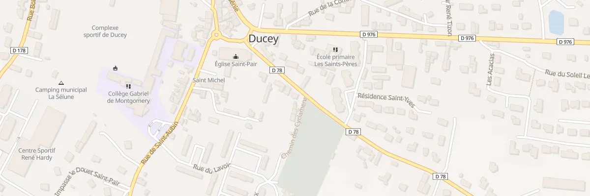 Plan du 8 Rte de St Laurent Ducey à Ducey-Les Chéris