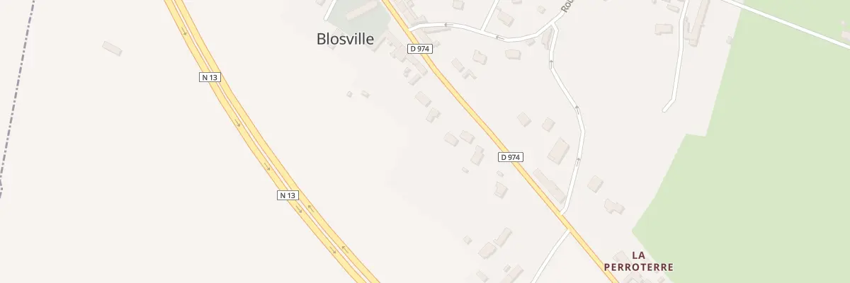 Plan du 40 Rte du Bourg à Blosville