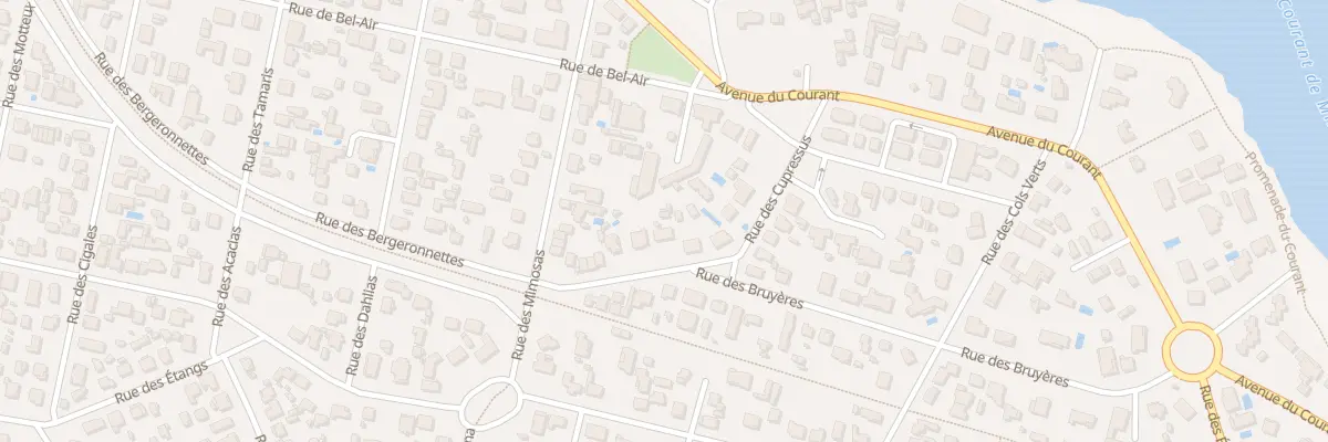 Plan du 7 Rue des Bruyères à Mimizan