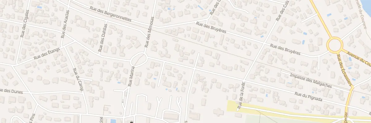 Plan du 9 Rue du Pignada à Mimizan