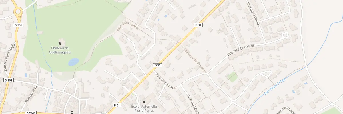 Plan du 24 Rue de la gare à La Chaize-le-Vicomte