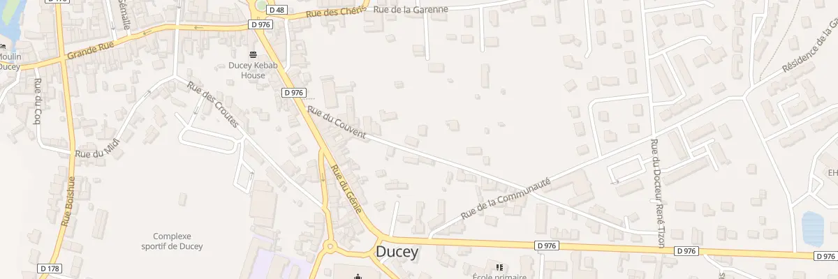 Plan du 11 Rue du Couvent Ducey à Ducey-Les Chéris