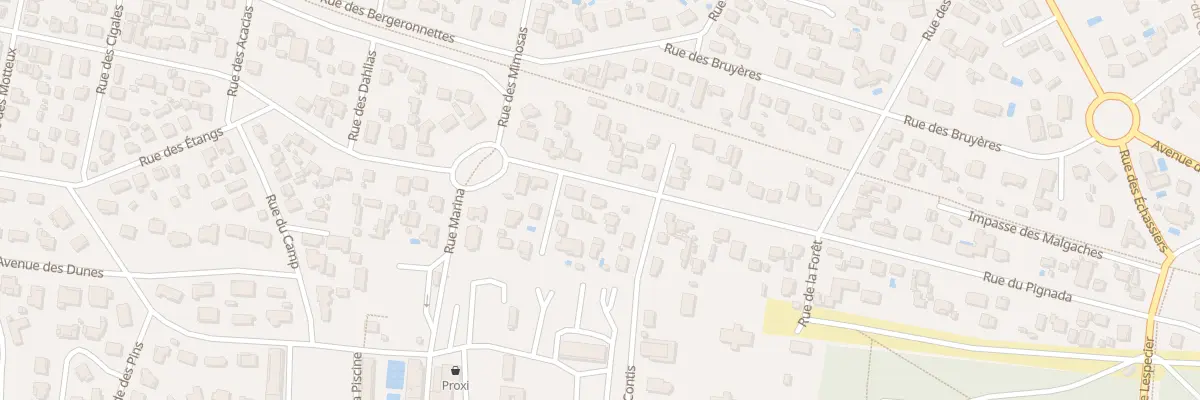 Plan du 8 Rue du Pignada à Mimizan