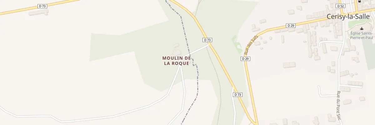 Plan du 1 Le Moulin de la Roque à Montpinchon