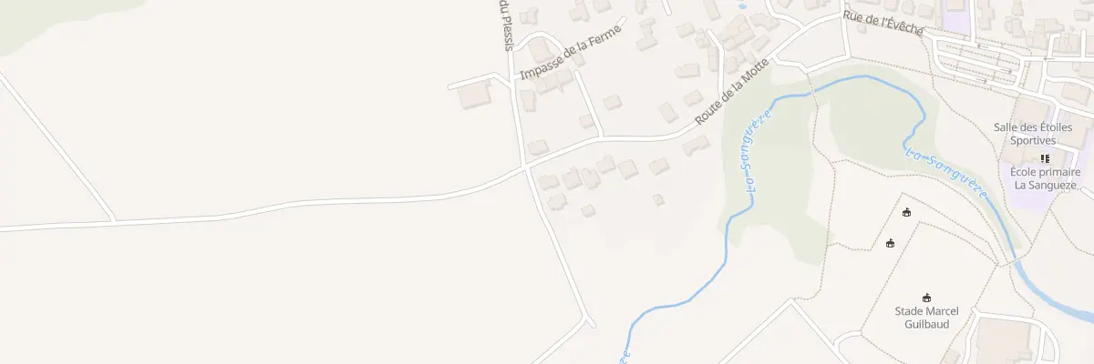 Plan du 317 Rte de la Motte à Mouzillon